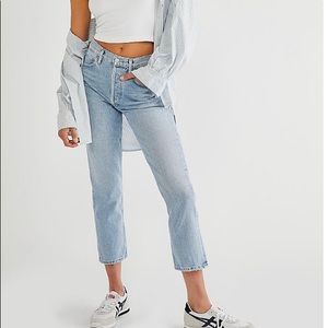 NWOT AGOLDE Riley Jeans Free People